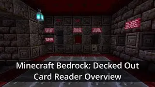 Minecraft Bedrock: Decked Out Card Reader Overview