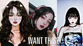 how to edit your face into digital art girl // tiktok trend
