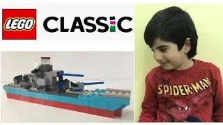 How to make a battleship with LEGO Classic Toys 10698 series? / (lego classic 10698 ideas)