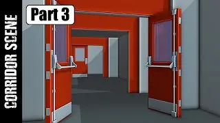 BLENDER: CORRIDOR SCENE (PART 3)
