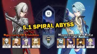 C0 Hypercarry Arlecchino & C1 Hypercarry Eula | Genshin Impact