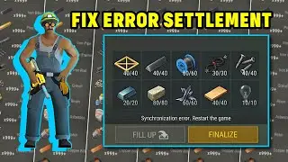HOW TO FIX SETTLEMENT FINALIZE ERROR || LAST DAY ON EARTH MOD MENU