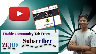 How to Enable Community Tab on YouTube: RithwikTech ┃
