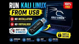 Run Kali Linux Without Installing It! | USB Boot Guide | No VirtualBox Required