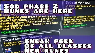Season of Discovery: Phase 2 Runes are HERE (All Classes)