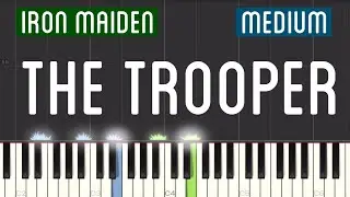 Iron Maiden - The Trooper Piano Tutorial | Medium