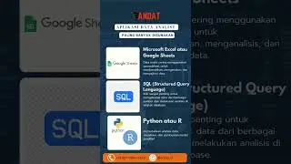 Top 3 Aplikasi untuk Profesi data Analist cocok untuk Pemula seperti Mahasiswa
