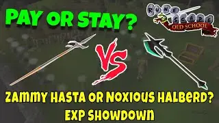 Zamorakian Hasta vs Noxious Halberd | Pay or Stay #57 | OSRS NMZ