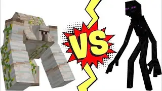 Mutante enderman Vs Mutante Golen de Hierro *QUIEN GANAR😱*