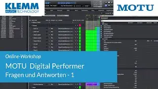 MOTU Digital Performer -  Fragen und Antworten 1