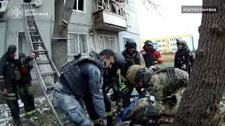Константиновка: в результате авиаудара возник пожар в 9-этажке, погибла женщина,  6 человек ранены