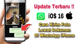 Cara Kirim Foto Lewat Dokumen WA iPhone iOS 16