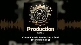 Custom Music Production Gold Electronic Music Template