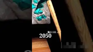 Minecraft In Normal Vs Realastic ( 2023 Vs 2030 ) in 