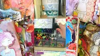 Arty Desk Makeover - Art Studio DIY Decor Time