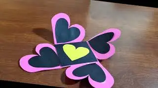 Валентинка из бумаги своими руками