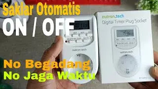 Stop Kontak On Off Otomatis || Digital Timer Plug Socket