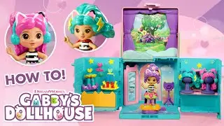 How to style cat-tastic looks with ‘Gabby Girl’ Dress Up Closet | Gabby’s Dollhouse | Toys for Kids