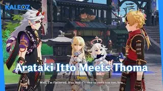 Arataki Itto & Thoma Bromance | Genshin Impact (JP)