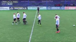 Гол со штрафного. Любители - Ника