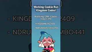 Cookie Run Kingdom || Working Codes (Sept. 29) And How to Claim Them