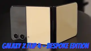Samsung Galaxy Z Flip 4 Yellow Bespoke Edition