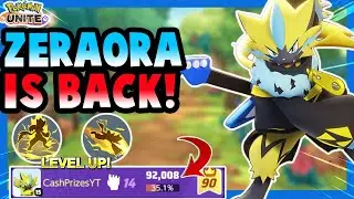 Pokémon Unite: ZERAORA BUFFS ARE ACTUALLY GAME CHANGING NOW!!
