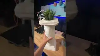 I designed and 3D printed an ancient column planter