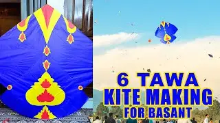 6 Tawa Kite Making for Basant - Kites Korner