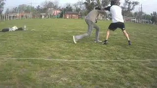 Sparring solo izquierda 5 rounds (soy el de blanco) 10 noviembre 2024