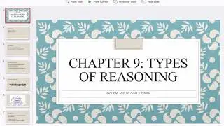 Chapter 9: Types of Reasoning