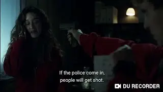Money Heist Professor use Alison Parker to keep the police out of Royal Mint Spain