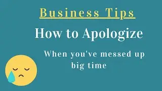 Apologize!