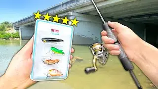 Creek Fishing w/ a TOP RATED Amazon Fishing Kit