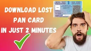 Download Lost Pan Card Easily || Pan Card Kaise Download In 2024 || Tech With Sunil