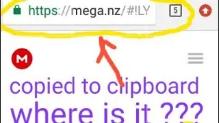 HOW CAN YOU SEE {FIND} THE LINK COPIED TO CLIPBOARD