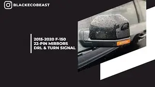 15-20 F-150 (DRL & Turn Signal) |Non Towing Mirrors| *22-Pin Mirrors*