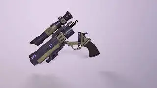 3D Sci-Fi revolver