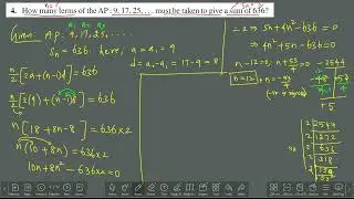 Class 10 Maths CBSE EX 5.3 ( 4 to 11)
