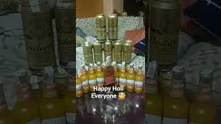 late post. Happy Holi. #holi #holispecial #whiskey #beer #reels #viral #viralvideo #viralshorts