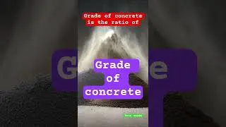Grade of concrete