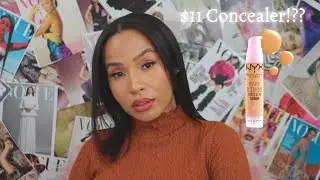 NEW $11 Concealer 😱 BARE WITH ME CONCEALER SERUM | REVIEW & WEAR TEST
