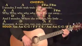 Runaway (Del Shannon) Strum Guitar Cover Lesson with Chords/Lyrics - Capo 1st