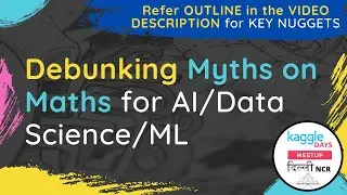 The What, Why & How of Maths in AI, ML, Data Science journey