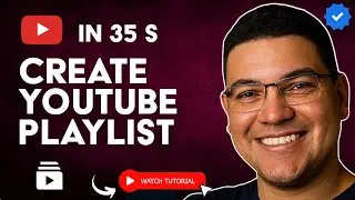 How to MAKE a PLAYLIST on YOUTUBE in 33 S