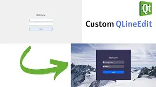 ★PyQt Style Sheets ★ QLineEdit / QPushButton