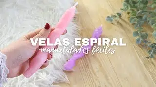 Como HACER velas en ESPIRAL FÁCIL | El Taller de AJ