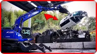 🔧INCREIBLE Proceso Como Se CONVIERTE Un Coche en CHATARRA!