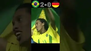 Brazil vs Germany 2002 Fifa World Cup Final Highlights #shorts #football #youtube