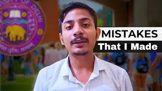 MISTAKES That I Made in MY FIRST YEAR That You Should Avoid | Honest Advice by an SRCC Student